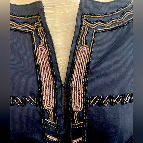 Donn Karan/DKNY beaded rayon & elastin jacket Size 14 - Picture 2 of 13